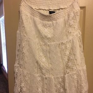Rue 21 lace below knee skirt